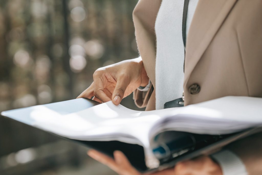 a person holding a tablet