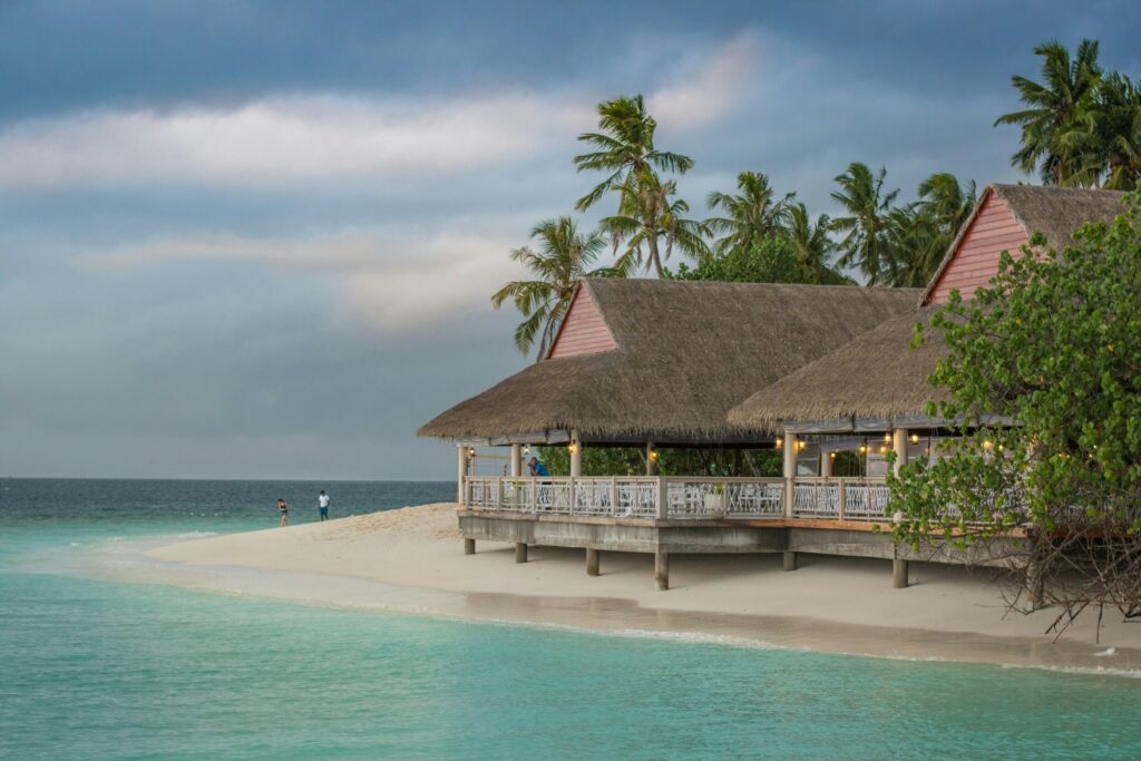 a house on a beach