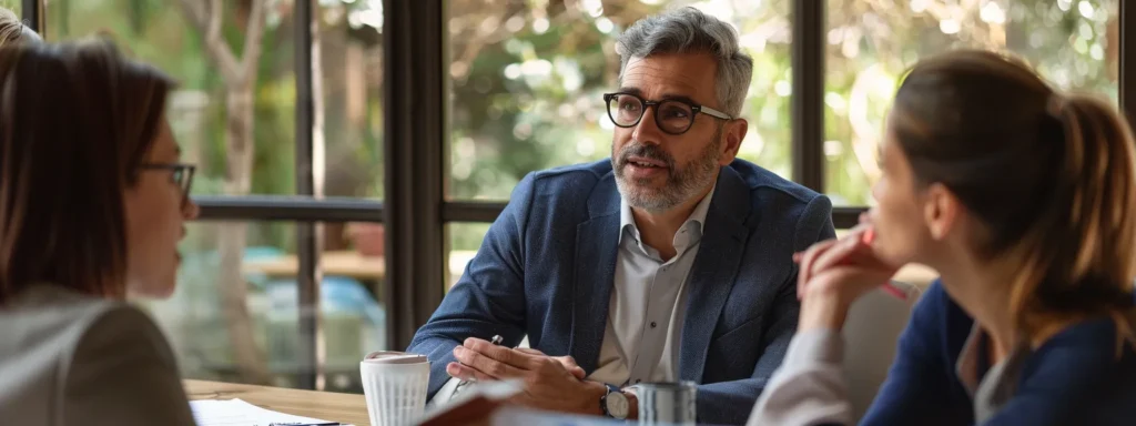 business professionals in colorado discussing estate planning strategies to safeguard a brand's legacy.